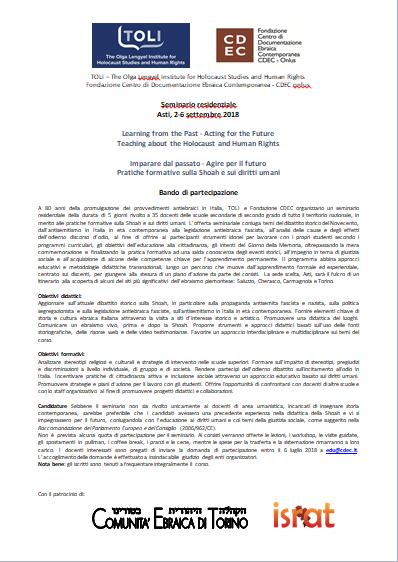 Bando Seminario Asti