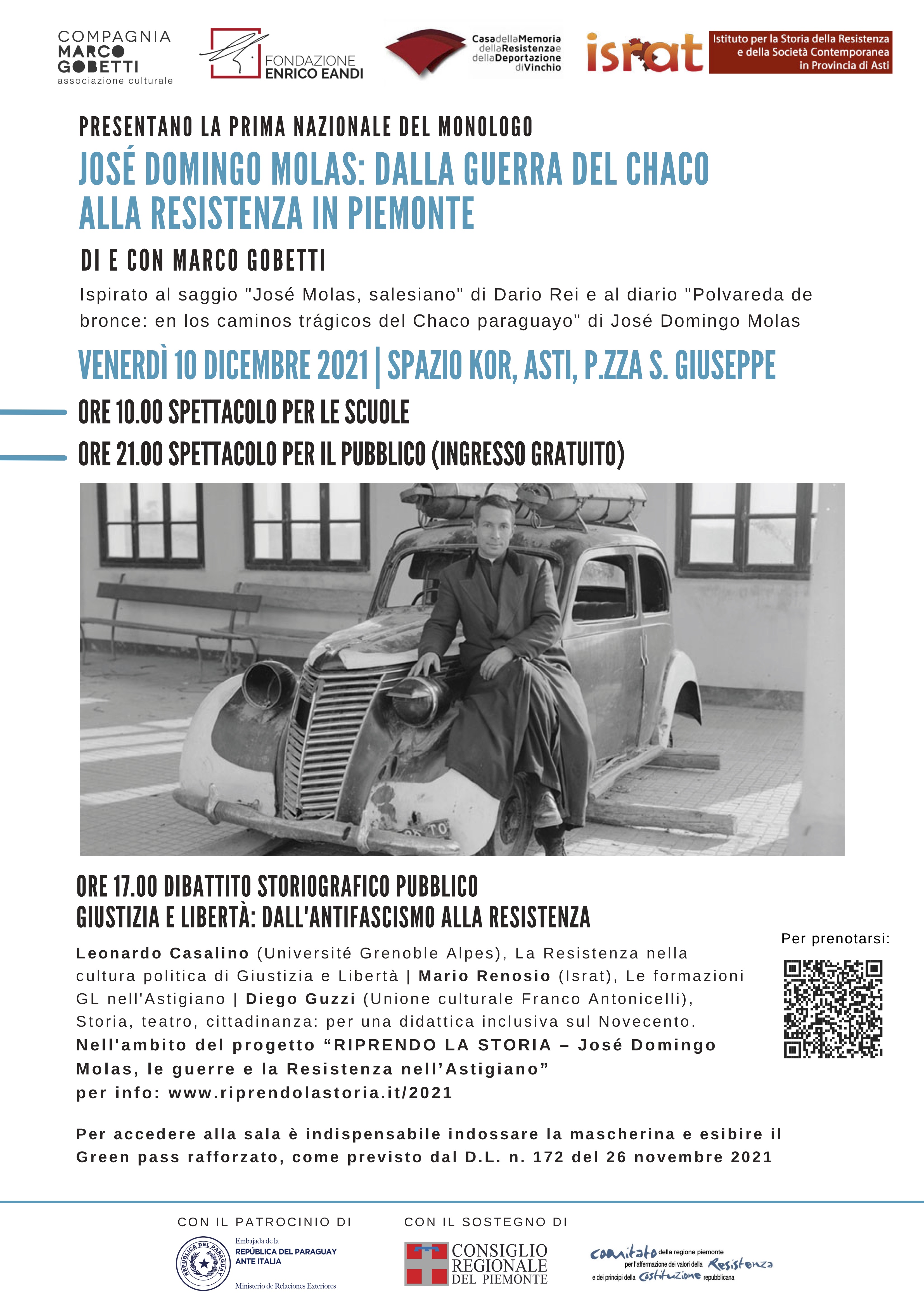 LOCANDINA Josè Domingo Molas - 10 dicembre 2021