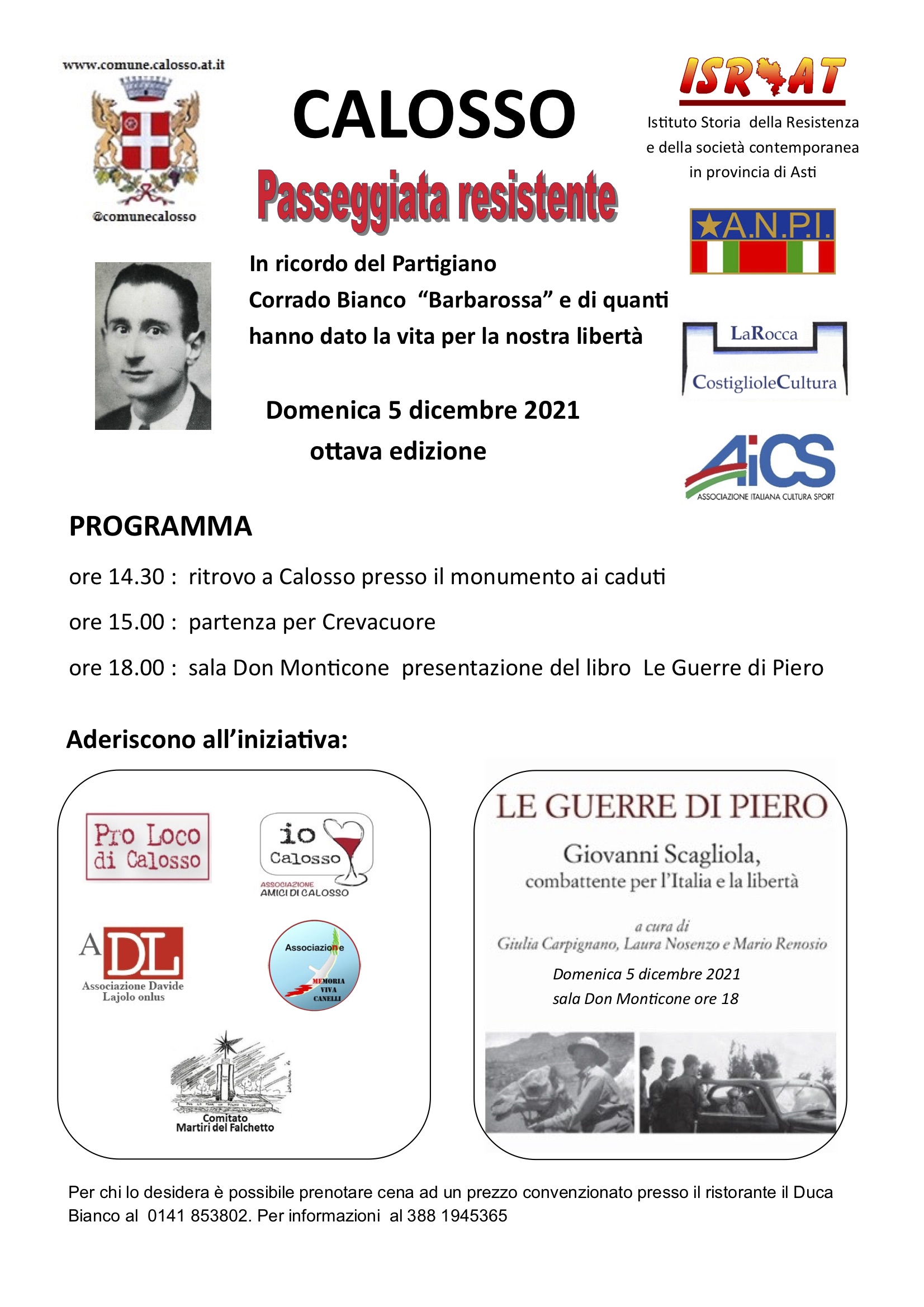 LOCANDINA Passeggiata resistente 5 dicembre 2021