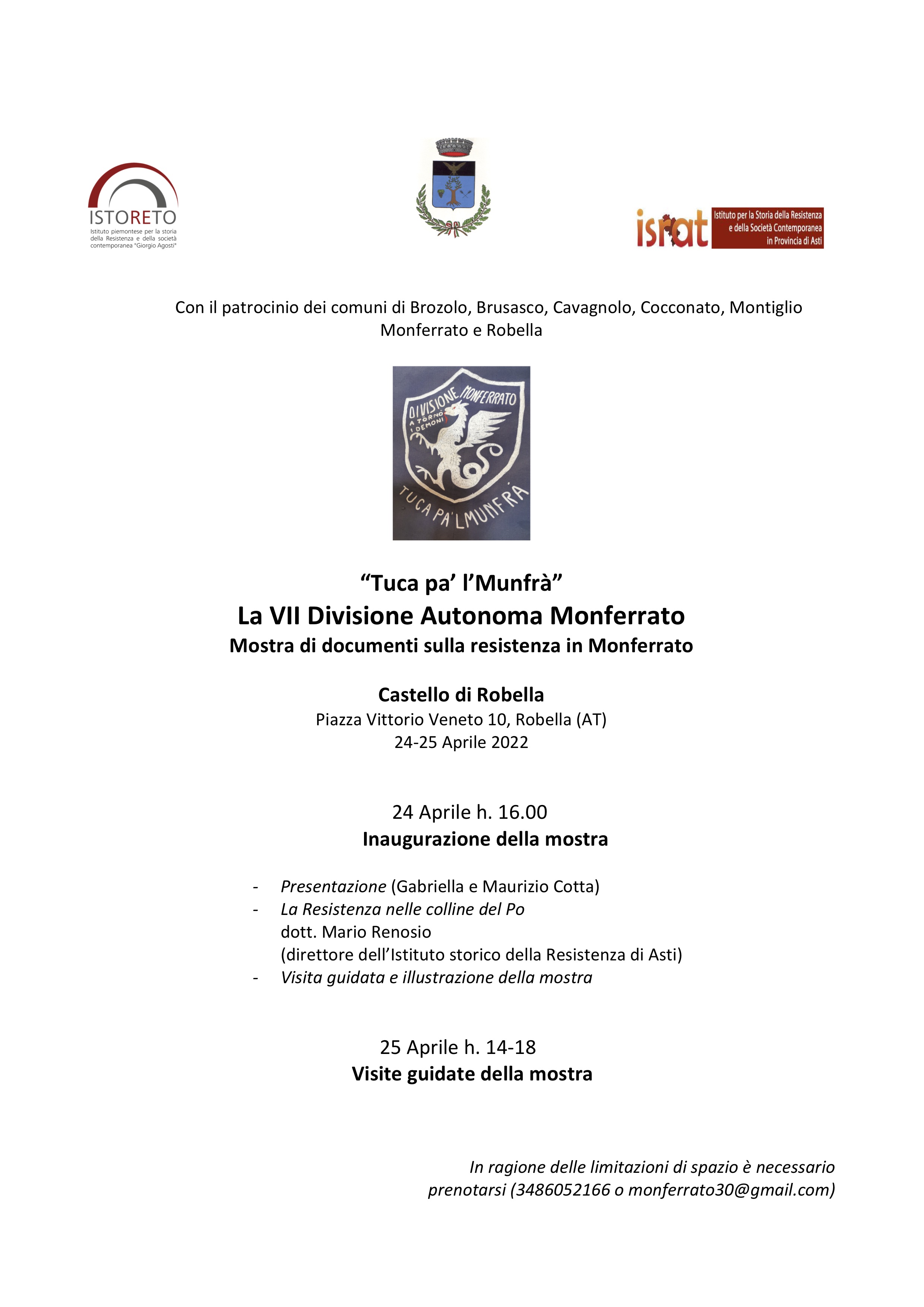 Mostra Resistenza Robella 