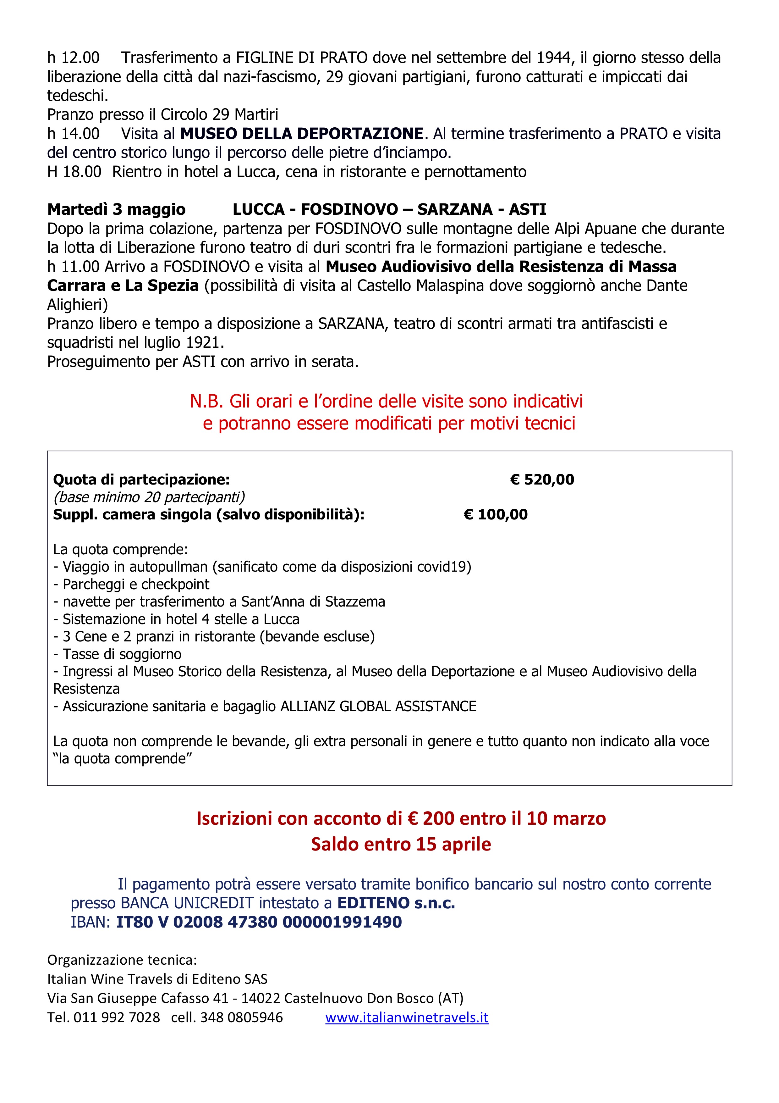 2Programma Toscana 30 aprile 3 maggio 2022